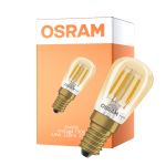 Osram Vintage 1906 LED Special Shapes E14 Tubular Amber 2.8W 250lm - 822 Extra Warm White | Dimmable - Replaces 25W