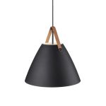 DFTP by Nordlux Pendant Strap 48 Black - Metal | E27 Max 40W