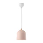 Nordlux Gaston Pendant Metal and Wood Pink | Suitable for E27