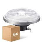 Multipack 6x Philips MASTER LED Spot G53 AR111 14.8W 875lm 24D - 930 Warm White | Best Colour Rendering - Dimmable - Replaces 75W