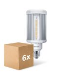 Multipack 6x Philips TrueForce LED E27 HPL Clear 28W 4000lm 360D - 840 Cool White | Replaces 125W