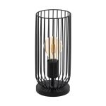 Eglo Table Lamp Roccamena Steel Black | Suitable for 1x E27