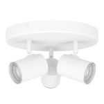 Eglo Ceiling Spot Consuma 1 Steel White | Suitable for 3x GU10