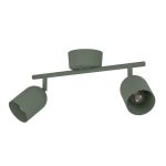 Eglo Ceiling Spot Tilston Steel Green | Suitable for 2x E14