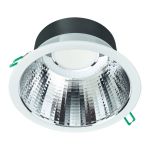 Philips LED Downlight Coreline DN142B Aluminium White 19.2W 2300lm 60D - 840 Cool White | Cutout 200mm - IP20 - UGR<19.2