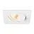 SLV New Tria 68 Spot Aluminium White Square 8.3W 705lm 38D - 927 Extra Warm White | Cutout 68mm - Best Colour Rendering - Dimmable 