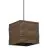 Ledvance Decor Pendant Square Brown | Suitable for 1x E27