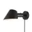 DFTP by Nordlux LED Wall Light Stay Aluminium Black | Suitable for E27