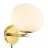 DFTP by Nordlux Shapes Wall Light Metal and Glass Brass | Suitable for E14