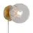 Nordlux Chisell Wall Light Metal and Glass Brass | Suitable for E14