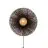 Good&Mojo Wall Light Kalimantan Bamboo Black M | Suitable for 1x E27 