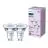 Multipack 2x Philips LED Spot GU10 PAR16 5W 355lm 36D - 827 Extra Warm White