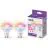 Duopack 2x WiZ Smart LED Spot GU10 PAR16 5W 400lm 36D | Best Colour Rendering - Dimmable - Replaces 50W