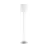 Eglo Floor Lamp Pasteri Steel Satin Nickel White | IP20 - Suitable for 1x E27 