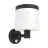 Eglo Wall Light Pantete Solar Black 7W 790lm - 830 Warm White | IP65 - Motion Sensor