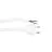 Noxion Euro Supply Cable - C7 Europlug + Open Ends - White 2m - 2 pole 0,75mm2