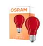Osram LED Star Classic Decor E27 Pear Filament Frosted 2.5W 45lm - Red | Replaces 7W