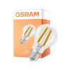 Osram Classic LED E27 Pear Filament Clear 5W 1055lm Ultra Efficiency - 840 Cool White | Replaces 75W
