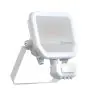 Ledvance LED Floodlight Aluminium White 17W 2400lm 100D - 840 Cool White | IP65 - Motion And Light Sensor - Symmetrical