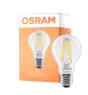 Osram Smart+ Matter E27 Pear Filament Clear 6W 806lm - 827 Extra Warm White | Dimmable - Via Smart Device Only - Replaces 60W
