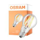 Osram Classic LED E27 Pear Filament 2.5W 525lm - 830 Extra Warm White