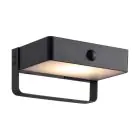 Nordlux Saulio Wall Light Aluminium Black 4.45W 370lm - 830 Warm White | IP44 - Solar