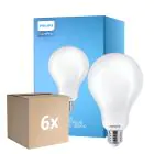 Multipack 6x Philips Corepro LED Bulb E27 Pear Frosted 23W 3452lm - 840 Cool White | Replaces 200W