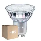 Multipack 10x Philips MASTER Value LED Spot GU10 PAR16 3.7W 370lm 60D - 940 Cool White | Best Colour Rendering - Dimmable - Replaces 50W