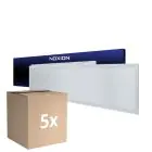 Multipack 5x Noxion LED Panel Delta Value V5 28W 3920lm - 830-840 CCT | 120x30cm - UGR
