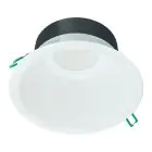 Philips LED Downlight Coreline DN142B Aluminium White 11W 1200lm 60D - 830 Warm White | Cutout 155mm - IP20 - Dimmable - White Reflector